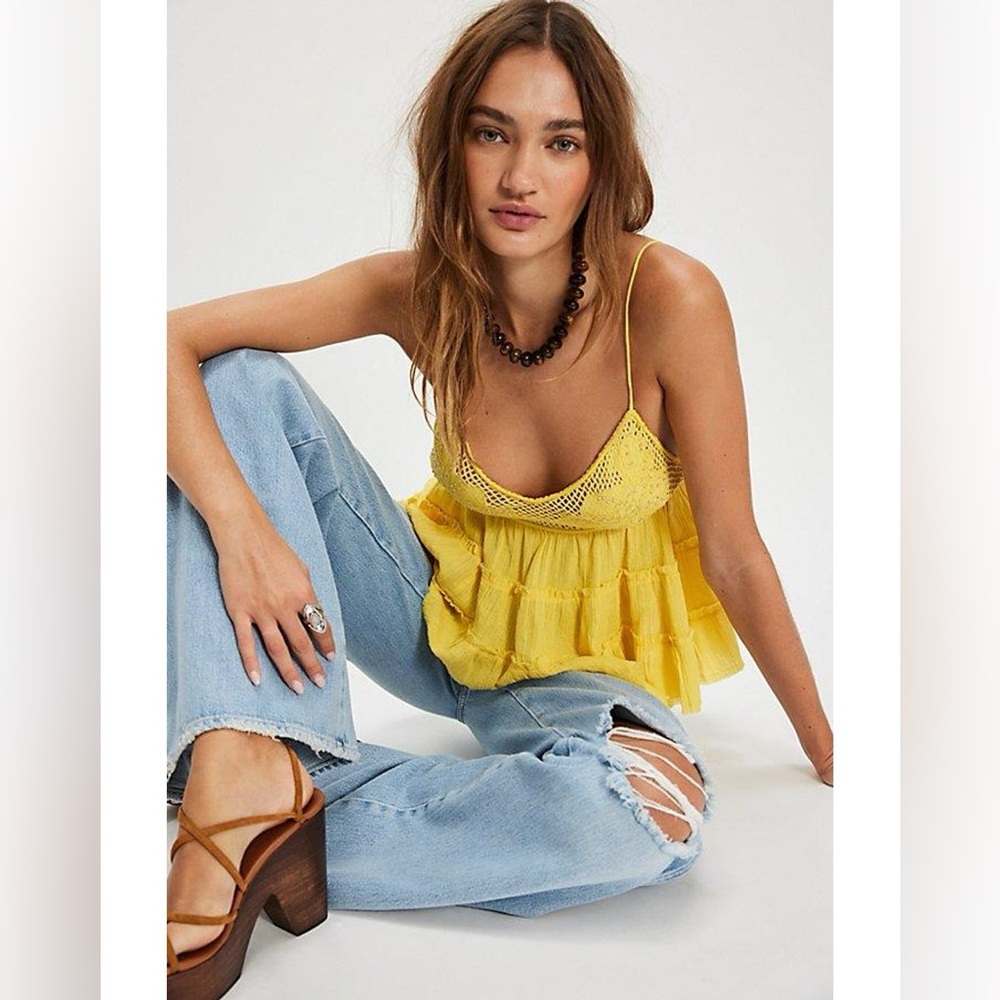199. FREE PEOPLE Best Of Me top Sz M NWOT $98 - Picture 3 of 8
